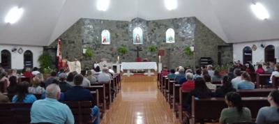 Fiéis participam da segunda noite de Tríduo em honra ao Senhor Bom Jesus na Comunidade de Campo Mendes 